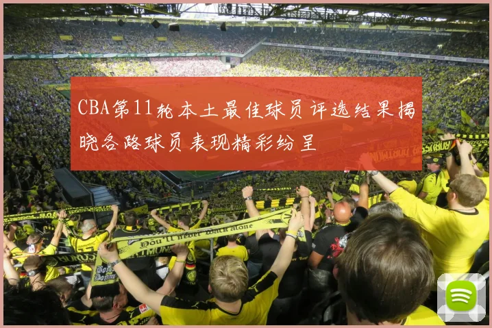 CBA第11轮本土最佳球员评选结果揭晓各路球员表现精彩纷呈